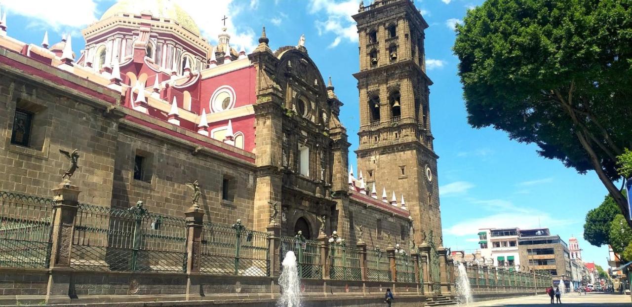 Hostal Azul Puebla Centro Historico المظهر الخارجي الصورة
